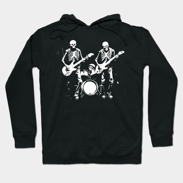 deadmen playing rock Hoodie by lkn